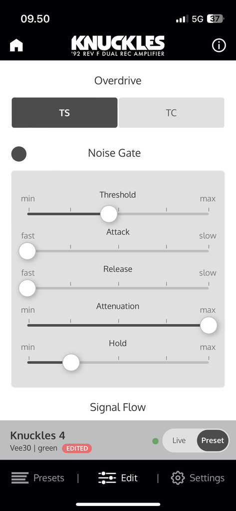 Universal Audio UAFX Knuckles '92 Dual Rec Amplifier