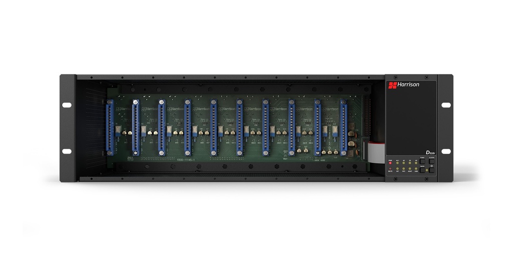 Harrison 500 Rack with Dante card and Mixer