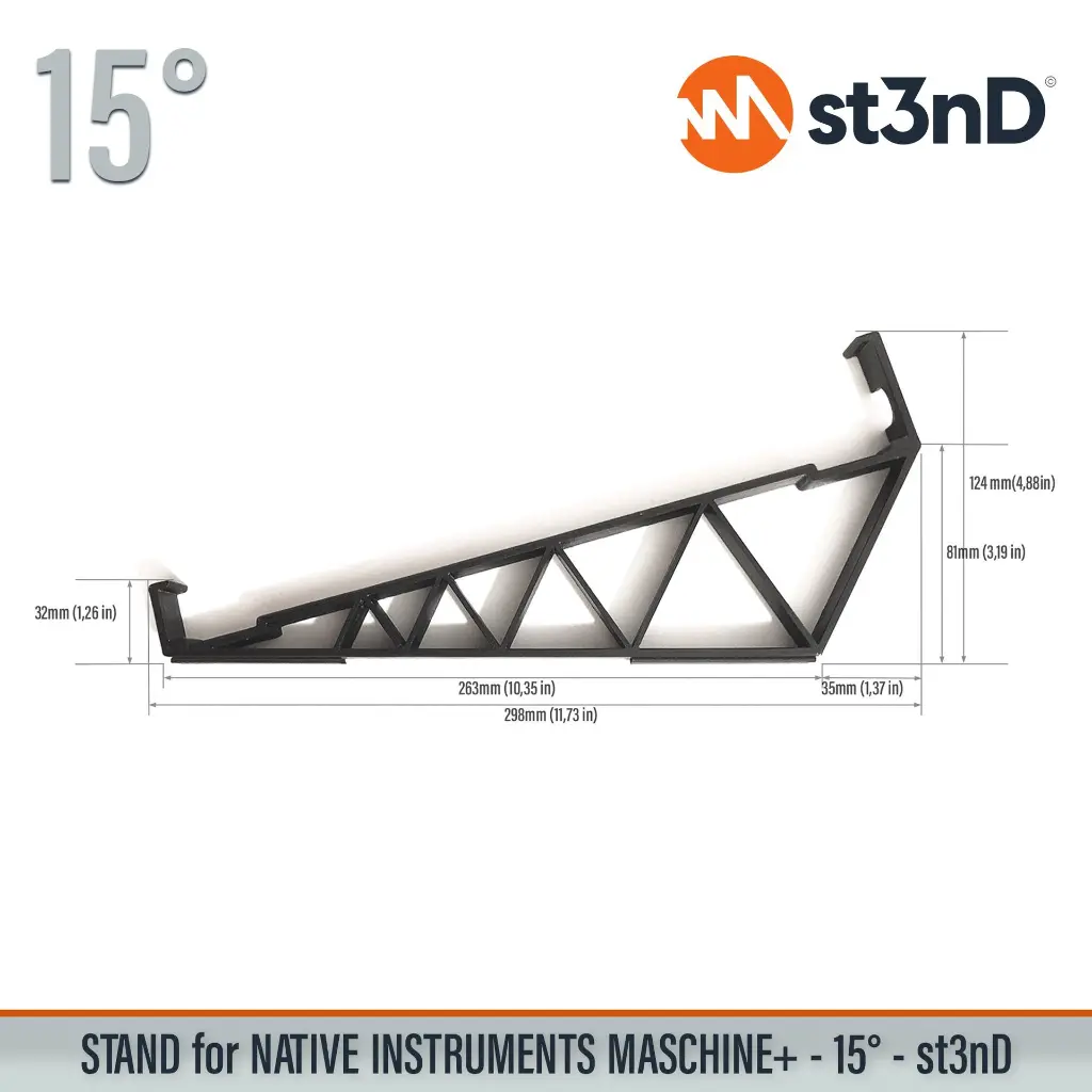 Maschine-Plus-Stand-3d-printed-15-degrees-Dimensions.webp