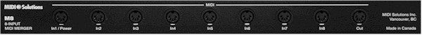 M8 (8 Input MIDI Merger)