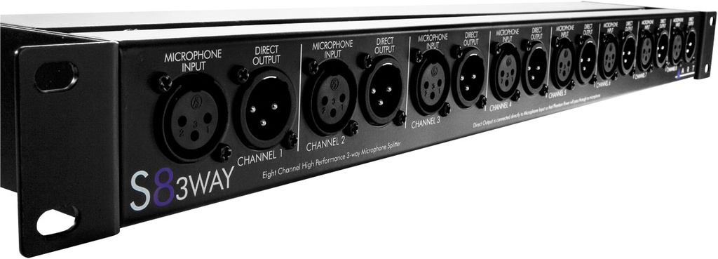 S8-3Way microphone splitter - UTOLSÓ AKCIÓS DARAB!
