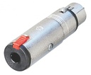 6,3 Jack Female - XLR Female adapter