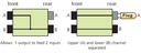6,3 Jack patch panel
