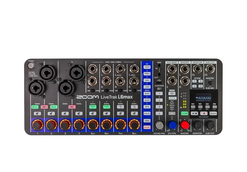 Zoom LiveTrak L6max