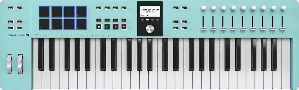 Arturia KeyLab Essential mk3 49 Aquamarine