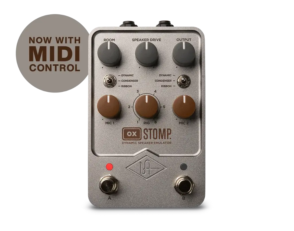 Universal Audio UAFX OX Stomp Dynamic Speaker Emulator
