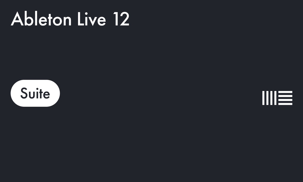 Ableton Live 12 Suite, UPG from Live 12 Standard
