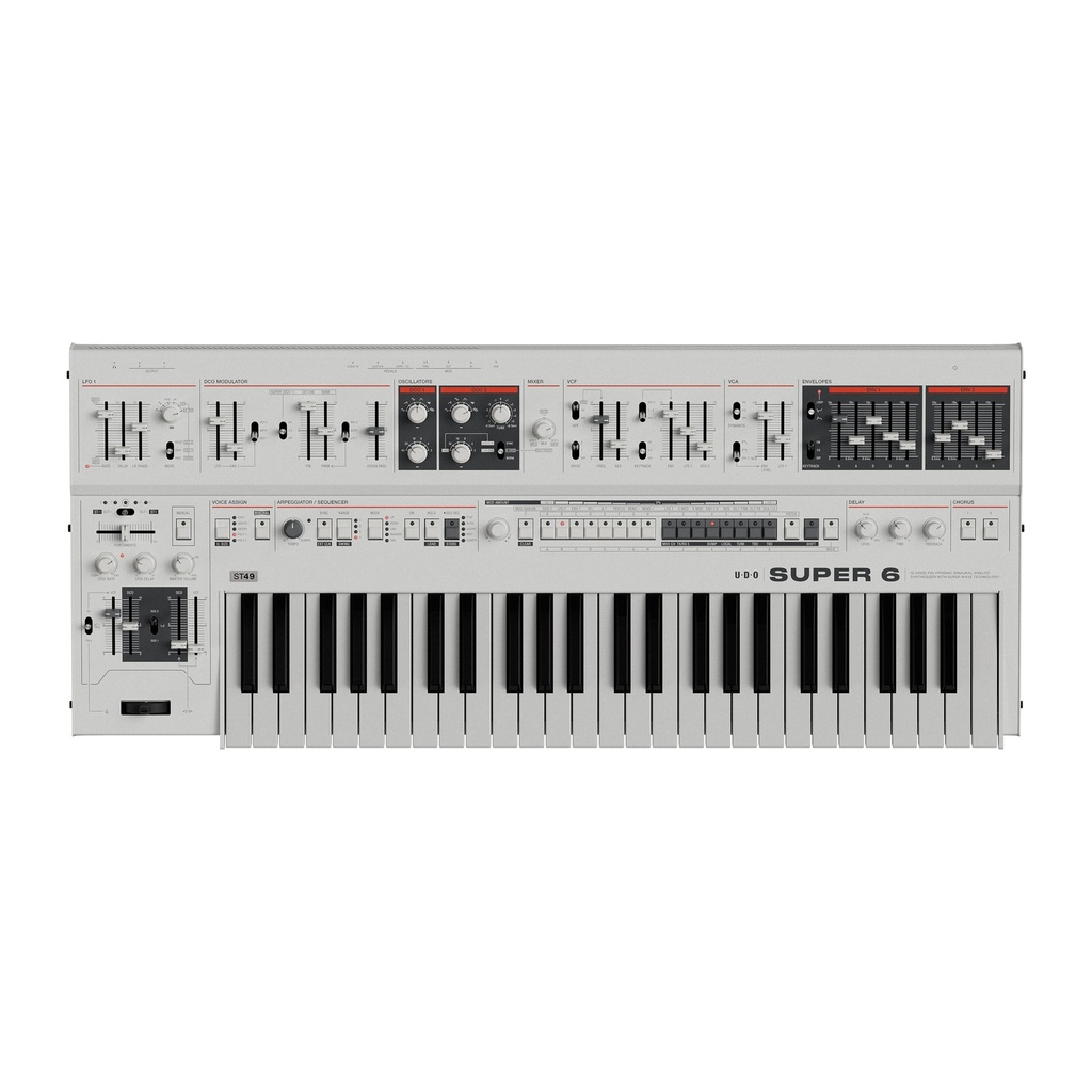UDO Audio Super 6 Keyboard ST49 white