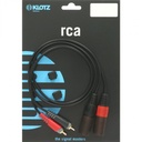 Klotz XLR-RCA dupla kábel 2m