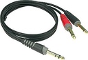 Klotz 6,3 Jack - 2x6,3 Jack 3m